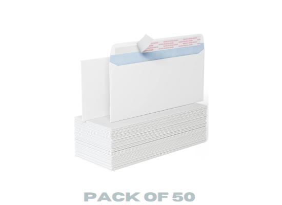 White Letter Envelopes Pack of 50